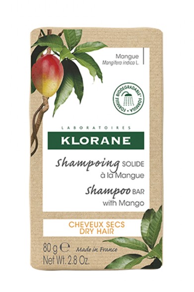 Klorane Shampoing Solide à la Mangue 80g